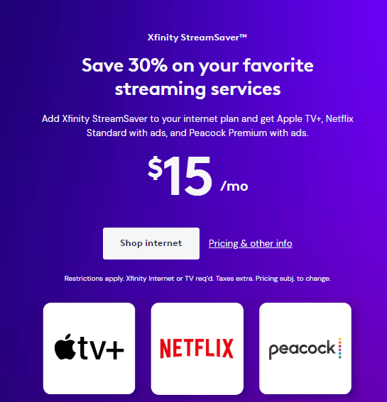 Xfinity streaming 