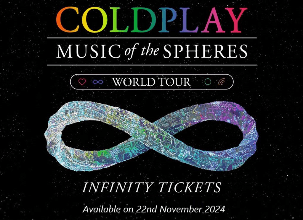 Coldplay Infinity Tickets for USA Tour