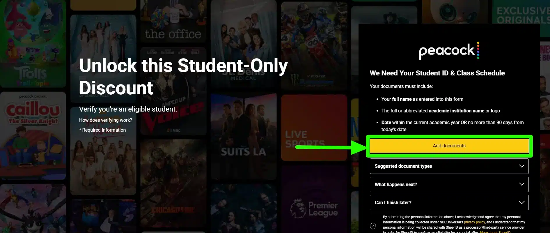 Verify Student Eligibility Verify Student Eligibility